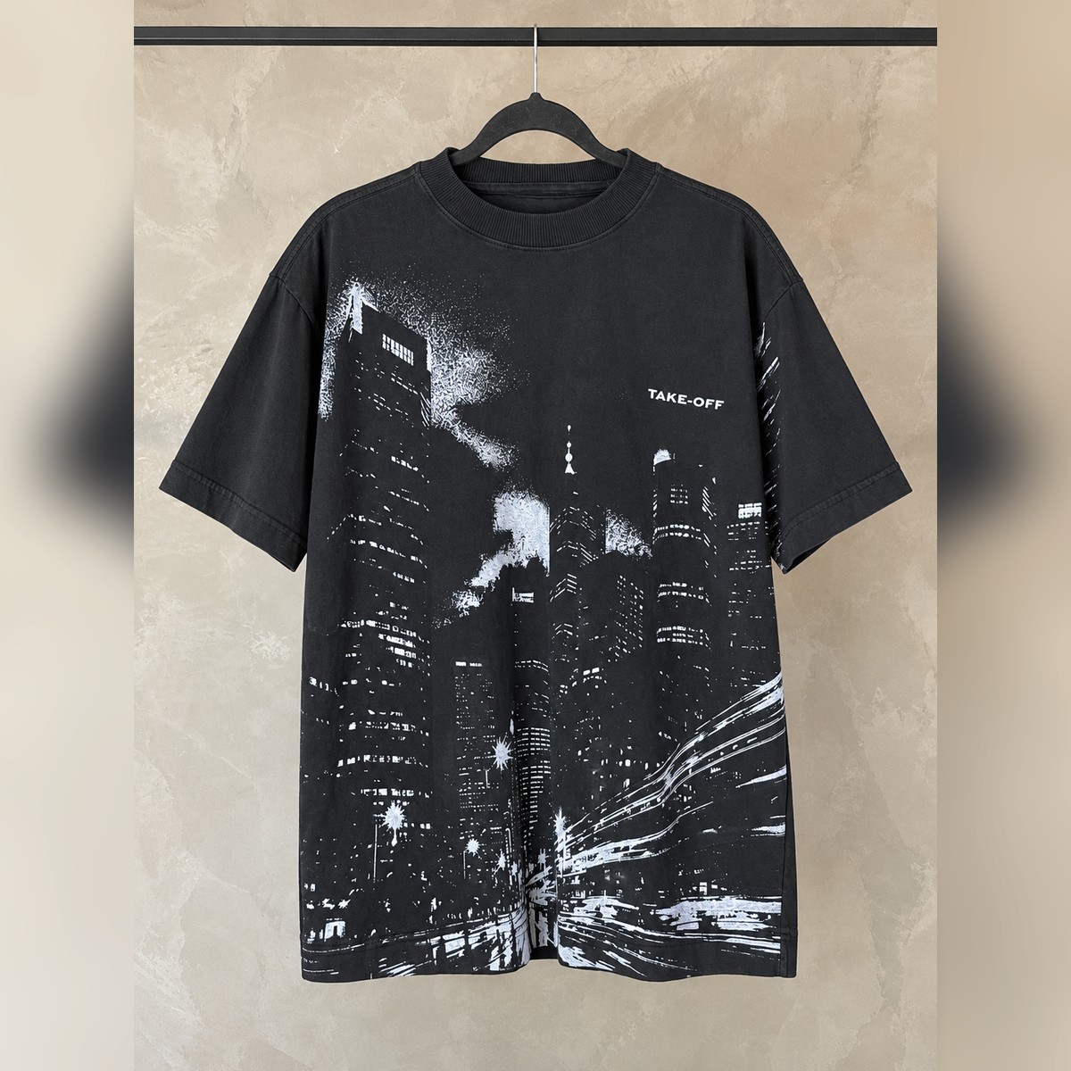 Camiseta Take-Off Nights Tee Preto